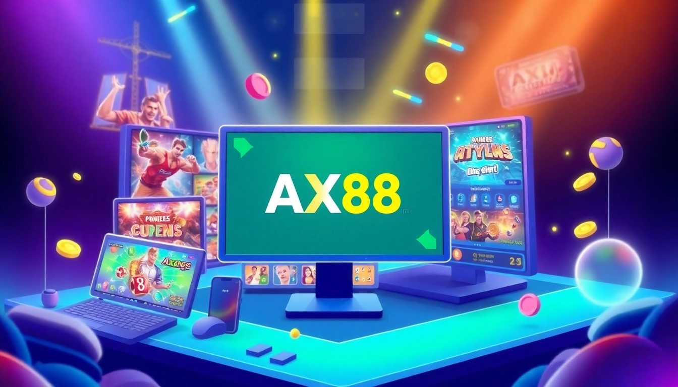 AX88 online betting platform with vibrant interface and engaging game visuals for an immersive experience.