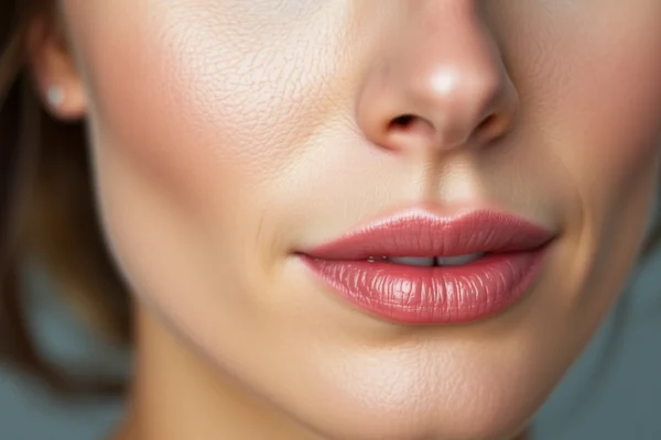 Fadenlifting Zürich: A woman showcasing youthful, firm facial skin post-treatment for a natural look.