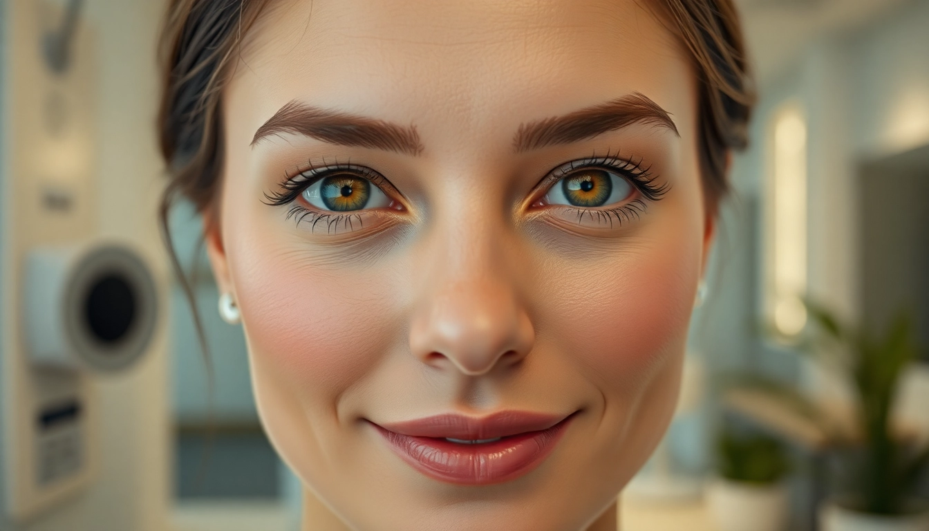 Oberlidstraffung Zürich: Woman's refreshed eyes after eyelid lift surgery, emphasizing natural results.
