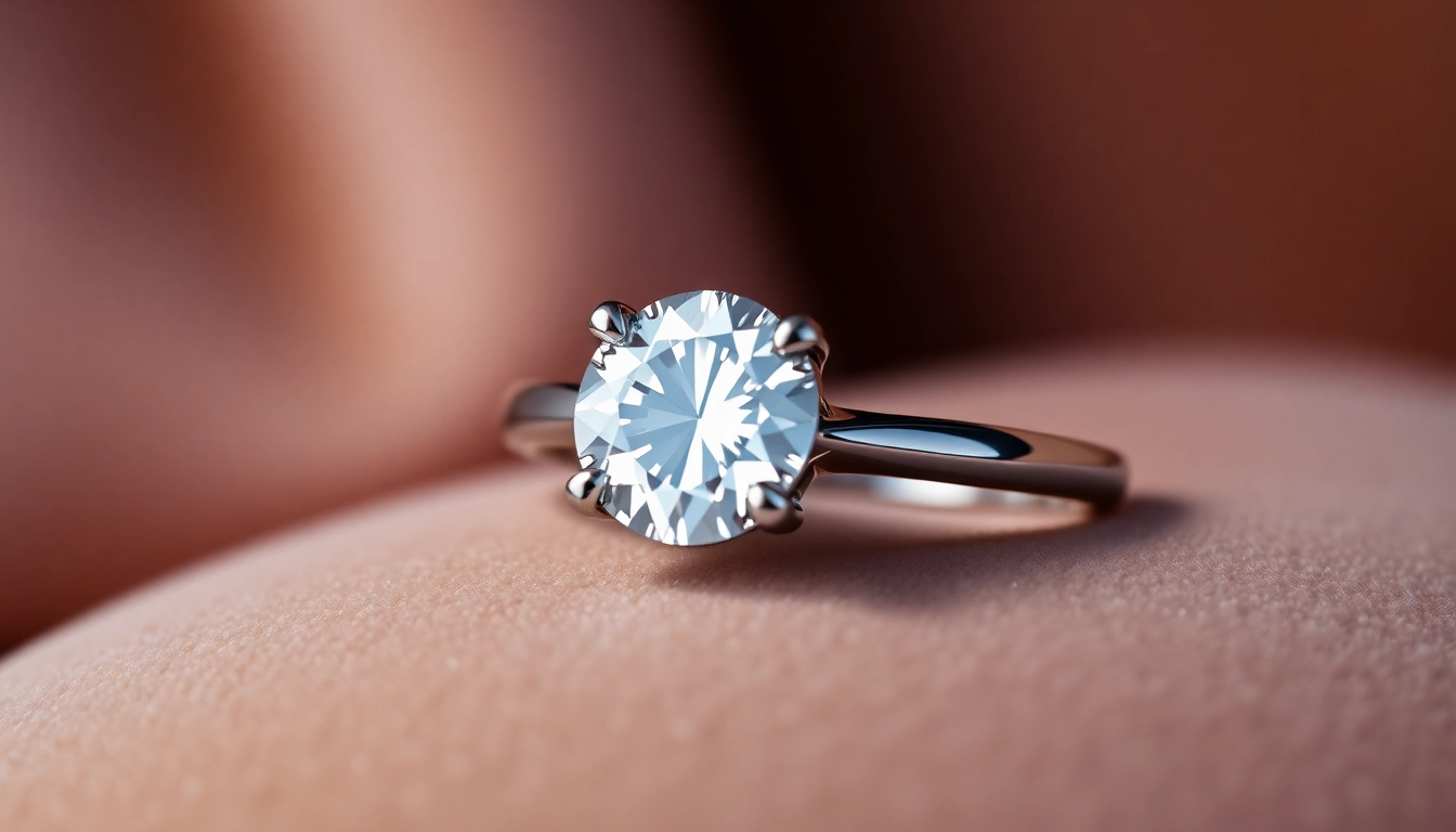 Elegant engagement rings with a 1-carat diamond display dazzling brilliance and craftsmanship for memorable proposals