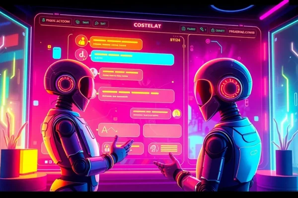 Engaging Spicy AI Chat scene with vivid visuals and lively characters for immersive experiences
