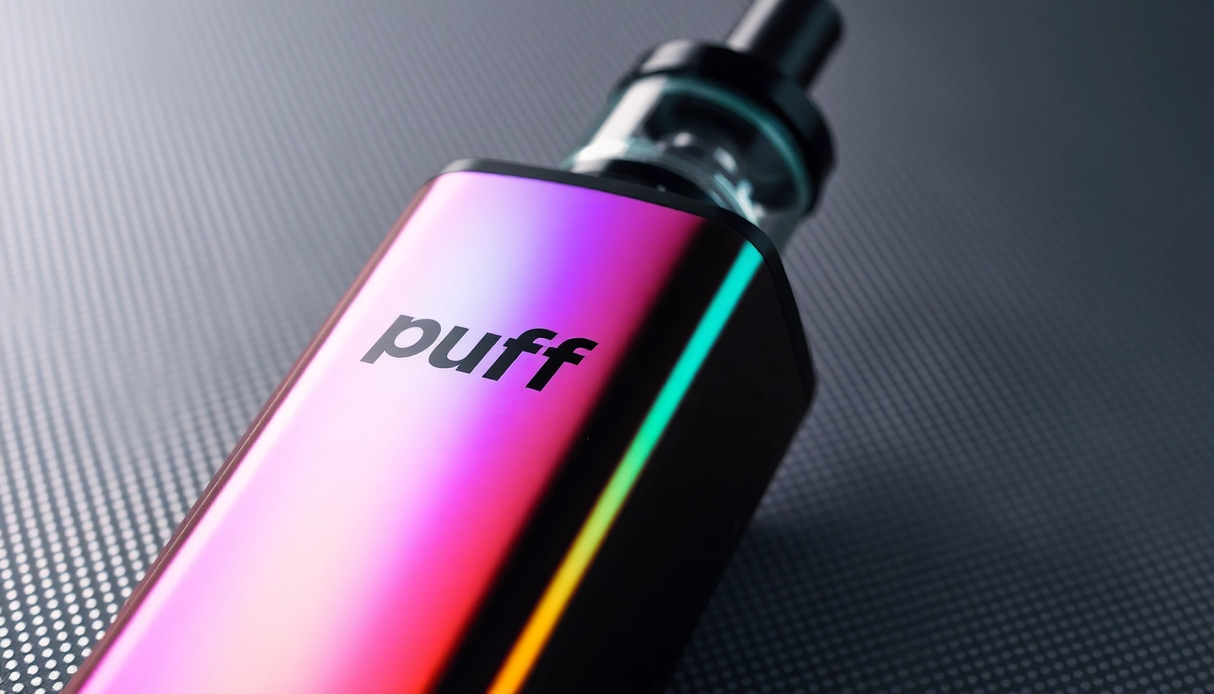 Puffnet vape device showcasing rich flavors and modern design for advanced vaping experiences